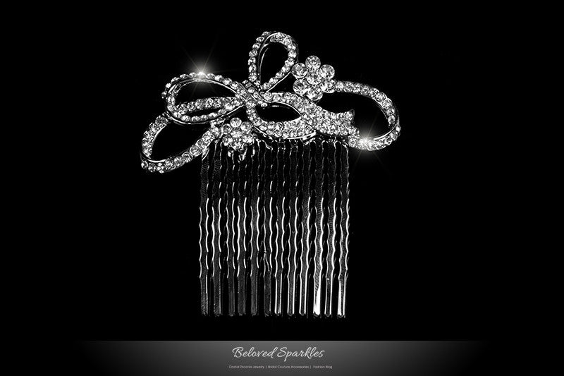 Ondina Petite Ribbon Hair Comb | Crystal - Beloved Sparkles
- 1